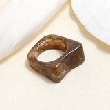 Tortoiseshell Diamond Ring: Korean - Inspired Geometric Elegance snake - label