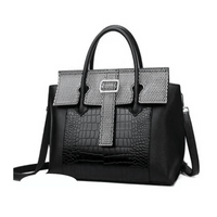 Tote Bag Snake Women's Bag: Stylish PU Crocodile Handbag snake - label