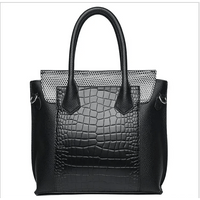 Tote Bag Snake Women's Bag: Stylish PU Crocodile Handbag snake - label