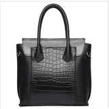 Tote Bag Snake Women's Bag: Stylish PU Crocodile Handbag snake - label