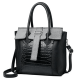 Tote Bag Snake Women's Bag: Stylish PU Crocodile Handbag snake - label