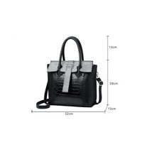 Tote Bag Snake Women's Bag: Stylish PU Crocodile Handbag snake - label