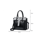 Tote Bag Snake Women's Bag: Stylish PU Crocodile Handbag snake - label