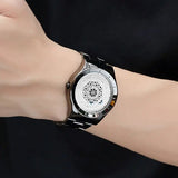 Trendy Personality Watches: Stylish Timepieces with World Time Display snake - label