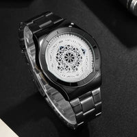 Trendy Personality Watches: Stylish Timepieces with World Time Display snake - label