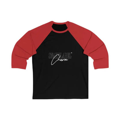 UNISEX 3/4 Sleeve Baseball snake Tee | Lightweight Modern Fit Shirt snake - label