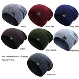 Unisex Fashionable Knitted Beanie with Adjustable Sizes & Warm Acrylic Fabric snake - label