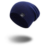 Unisex Fashionable Knitted Beanie with Adjustable Sizes & Warm Acrylic Fabric snake - label