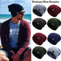 Unisex Fashionable Knitted Beanie with Adjustable Sizes & Warm Acrylic Fabric snake - label