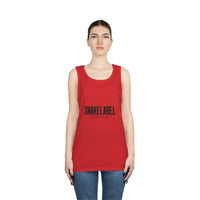 UNISEX HEAVY COTTON TANK TOP: 100% Cotton, Classic Fit, Tear Away Label snake - label