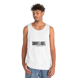 UNISEX HEAVY COTTON TANK TOP: 100% Cotton, Classic Fit, Tear Away Label snake - label