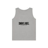 UNISEX HEAVY COTTON TANK TOP: 100% Cotton, Classic Fit, Tear Away Label snake - label