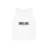 UNISEX HEAVY COTTON TANK TOP: 100% Cotton, Classic Fit, Tear Away Label snake - label