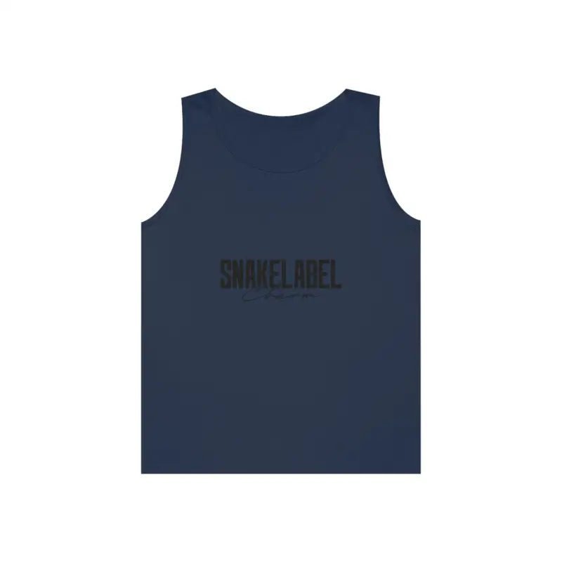 UNISEX HEAVY COTTON SNAKE TANK TOP: 100% Cotton, Classic Fit, Tear Away Label snake - label