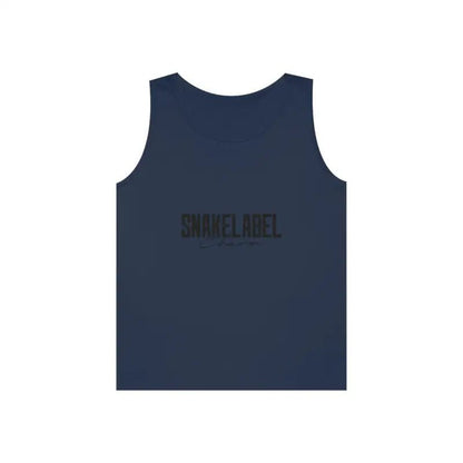 UNISEX HEAVY COTTON SNAKE TANK TOP: 100% Cotton, Classic Fit, Tear Away Label snake - label