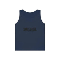 UNISEX HEAVY COTTON TANK TOP: 100% Cotton, Classic Fit, Tear Away Label snake - label