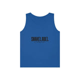 UNISEX HEAVY COTTON TANK TOP: 100% Cotton, Classic Fit, Tear Away Label snake - label