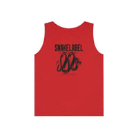 UNISEX HEAVY COTTON TANK TOP: 100% Cotton, Classic Fit, Tear Away Label snake - label