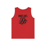 UNISEX HEAVY COTTON TANK TOP: 100% Cotton, Classic Fit, Tear Away Label snake - label