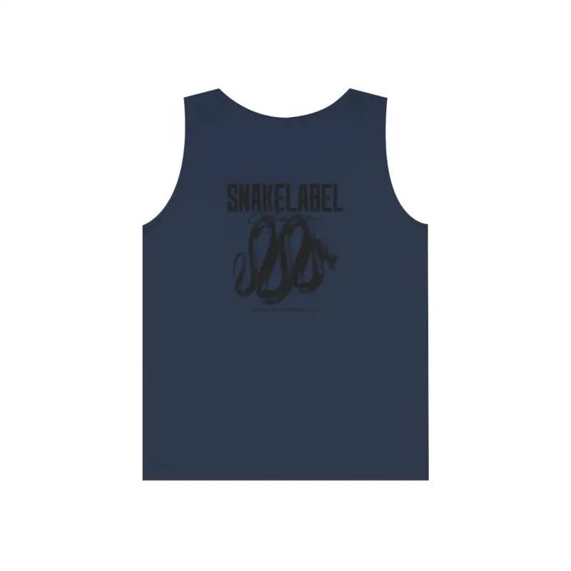 UNISEX HEAVY COTTON SNAKE TANK TOP: 100% Cotton, Classic Fit, Tear Away Label snake - label