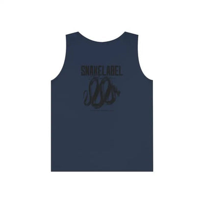 UNISEX HEAVY COTTON SNAKE TANK TOP: 100% Cotton, Classic Fit, Tear Away Label snake - label