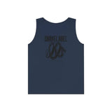 UNISEX HEAVY COTTON TANK TOP: 100% Cotton, Classic Fit, Tear Away Label snake - label