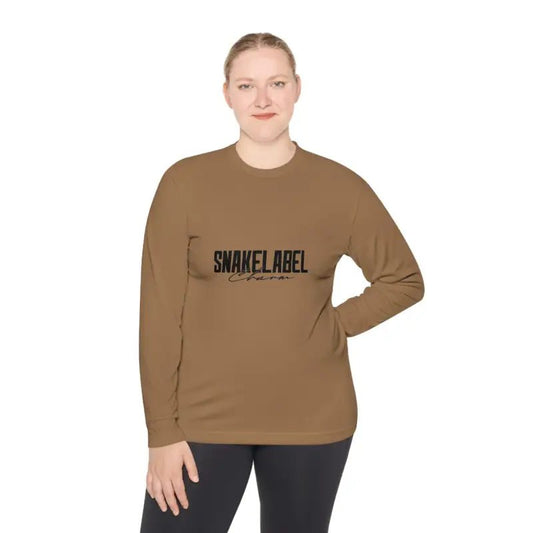Unisex Lightweight snake Long Sleeve Tee - 100% Moisture - Wicking Polyester With UV Protection snake - label
