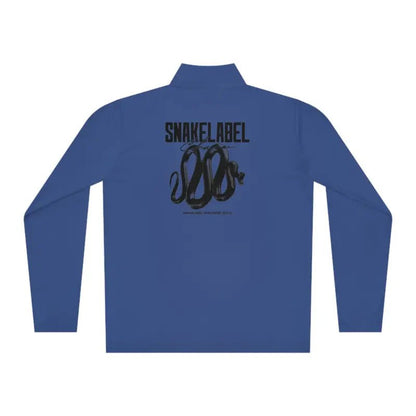 Unisex Quarter - Zip Pullover: PosiCharge® Lightweight Moisture - Wicking Pullover snake - label
