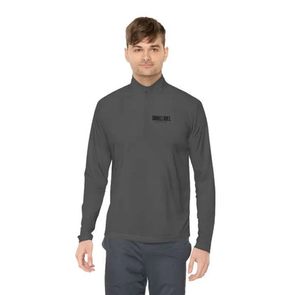 Unisex Quarter - Zip Pullover: PosiCharge® Lightweight Moisture - Wicking Pullover snake - label