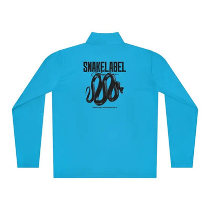 Unisex Quarter - Zip Pullover: PosiCharge® Lightweight Moisture - Wicking Pullover snake - label