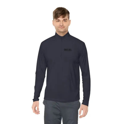 Unisex Quarter - Zip Pullover: PosiCharge® Lightweight Moisture - Wicking Pullover snake - label