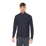 Unisex Quarter-Zip Pullover - True Navy / M - Long-sleeve