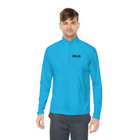 Unisex Quarter-Zip Pullover - Atomic Blue / M - Long-sleeve