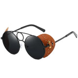 UV400 Sunglasses for Trendy European & American Models - Metal Frame, UV Protection - snake - label