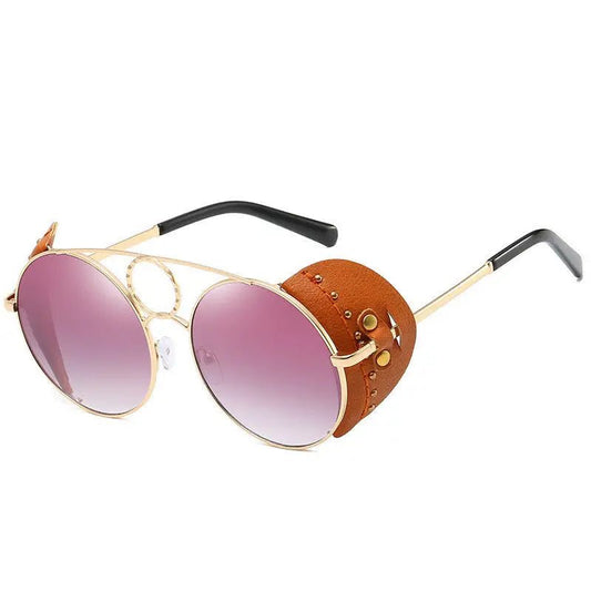 UV400 Sunglasses for Trendy European & American Models - Metal Frame, UV Protection snake - label