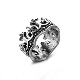 Vintage Snake - shaped Animal - Ring with Adjustable Crown Detail in 16 Unique Designs - snake - label