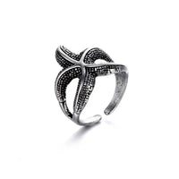 Vintage Snake - shaped Animal - Ring with Adjustable Crown Detail in 16 Unique Designs - snake - label