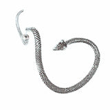 Winding Snake Earrings - Alloy Plating Bronze, Lightweight - 5.2 * 4.2 cm - snake - label