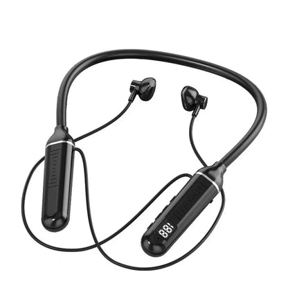 Wireless Bluetooth Earphones with Bluetooth 5.0 Technology, Stereo Sound & Memory Card Storage snake - label