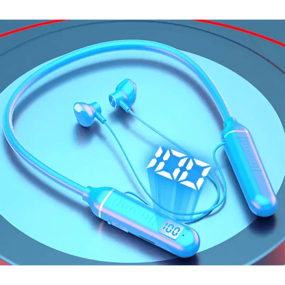 Wireless Bluetooth Earphones with Bluetooth 5.0 Technology, Stereo Sound & Memory Card Storage snake - label