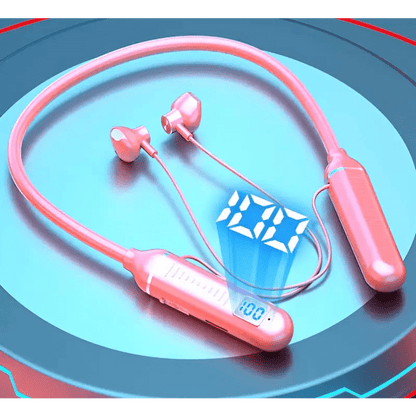 Wireless Bluetooth Earphones with Bluetooth 5.0 Technology, Stereo Sound & Memory Card Storage snake - label