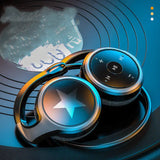 Wireless Bluetooth Headset with Bluetooth 5.0 - 10H Playtime & FM Radio - snake - label