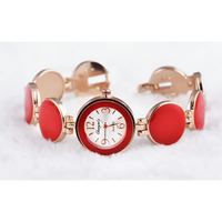 Women Watch Ladies Bracelet with Folded Locks Clasp & Quartz Movement - snake - label