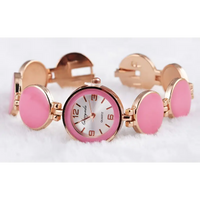 Women Watch Ladies Bracelet with Folded Locks Clasp & Quartz Movement - snake - label