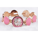 Women Watch Ladies Bracelet with Folded Locks Clasp & Quartz Movement - snake - label