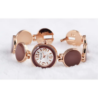 Women Watch Ladies Bracelet with Folded Locks Clasp & Quartz Movement - snake - label