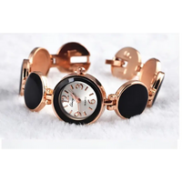 Women Watch Ladies Bracelet with Folded Locks Clasp & Quartz Movement - snake - label