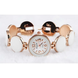 Women Watch Ladies Bracelet with Folded Locks Clasp & Quartz Movement - snake - label