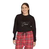 Women’s Long Sleeve Pajama Set - Black/Red / S - Clothing Set