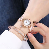 Women's Bracelet Watch with Elegant Design - 5 Colors, Quartz Movement, 30mm Dial - snake - label